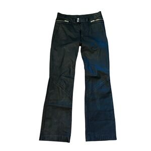 Diesel Black Leather Pants